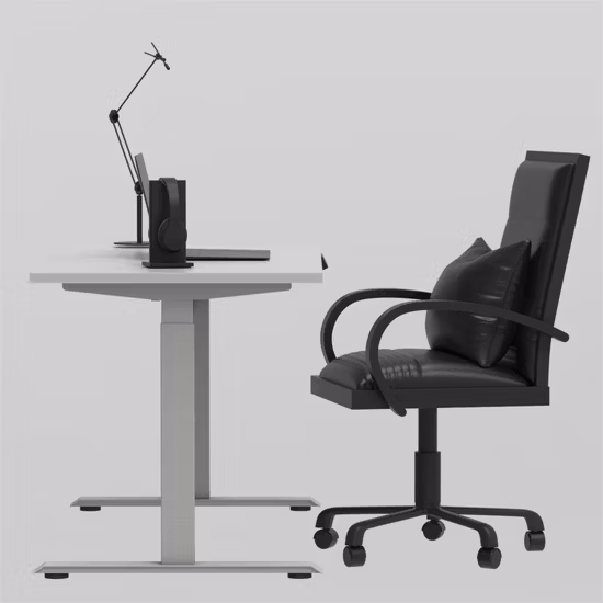 안정적인 리프팅 프레임 침묵 홈 오피스 높이 조절 책상 컴퓨터 전기 앉아 책상